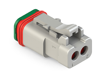 Dummy connector for 2-pin DT / AT sockets