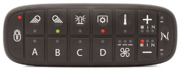 CAN Keypad 10 Pos, DT-4P connector, integrated keys