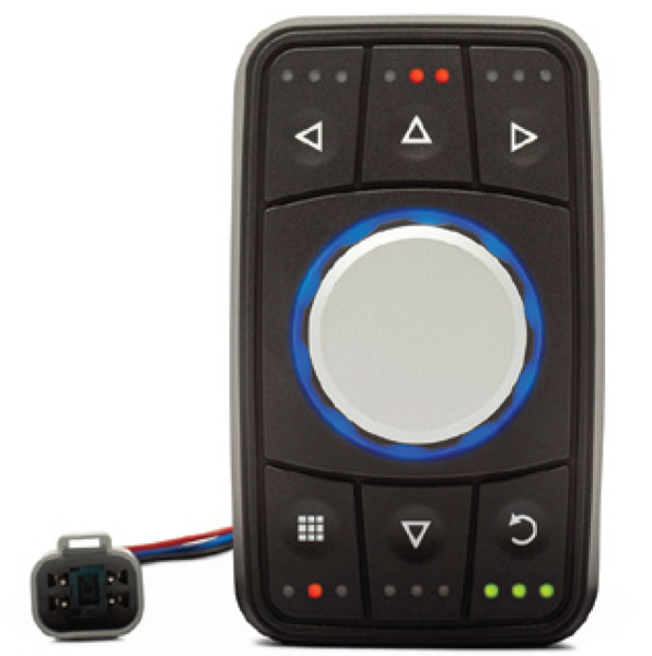 CAN rotary encoder, 6 keys + 1 encoder knob, RGB LEDs, DT-4P connector