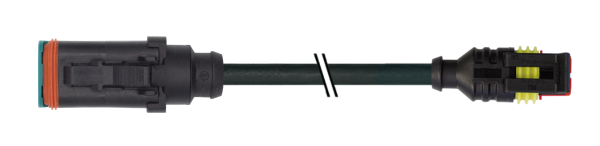MDC06-4S (Pin 3,4) - SuperSeal 2-pin fem., 0.5m