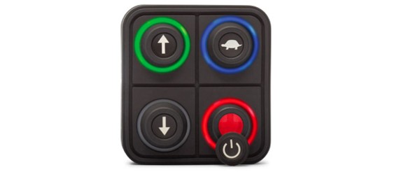 CAN Keypad, 4 Pos (2X2), DT-4P connector, 15 mm keys